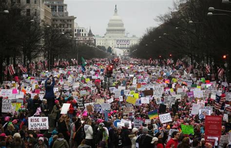 Womens March In Washington Draws Over 500 000