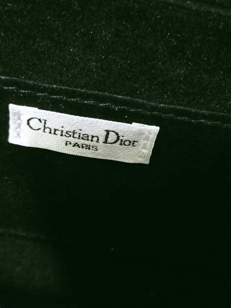 Christian Dior Sunglasses Case Black Leather Luxury Bags Wallets On