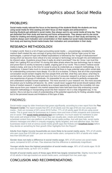 Infographics about Social Media - Infographics about Social Media