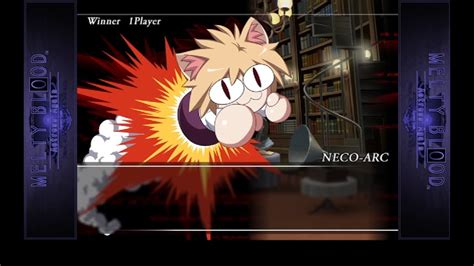 Melty Blood Actress Again Current Code Neco Arc Vs White Len Vs