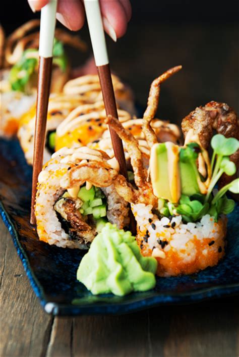 soft-shell crab spider roll recipe – use real butter