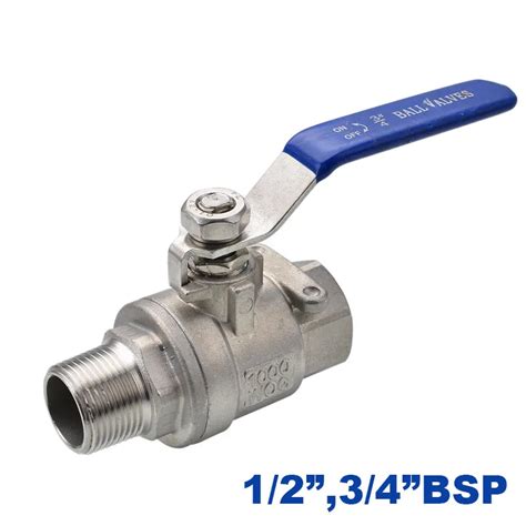 High Quality Type Two Ball Valve Stainless Steel Dn Dn Inch