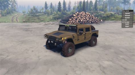 Hummer H Spintires Spintires Mods Mudrunner Mods