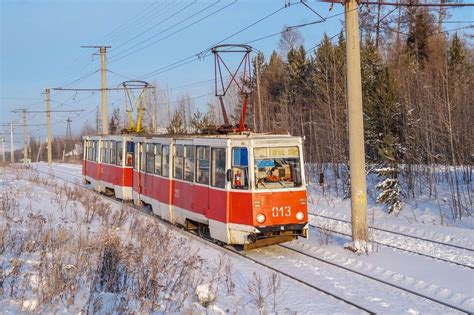 Усть-Илимск, 71-605 (КТМ-5М3) № 013 — Фото — Городской электротранспорт