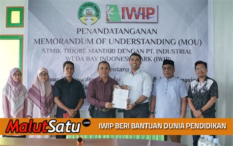 Iwip Berikan Beasiswa Untuk 77 Mahasiswa Stmik Tidore Mandiri