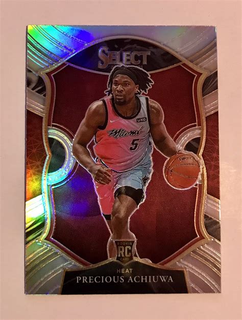 Panini Select Precious Achiuwa Silver Prizm Rookie Card Ebay