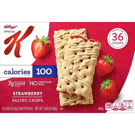 Kellogg S Special K Strawberry Pastry Crisps Bundle 216 100 Calorie Breakfast Bars