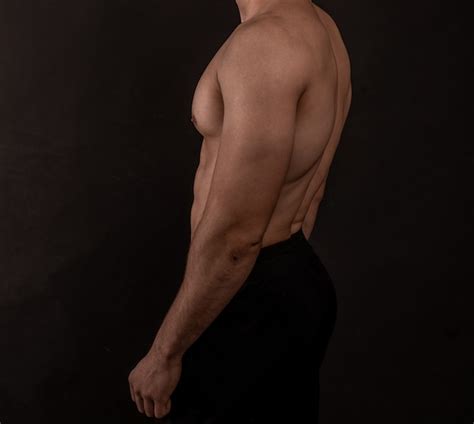 Premium Photo Aa Guy With An Athletic Figure With A Naked Torso Unrecognizable Guy With An