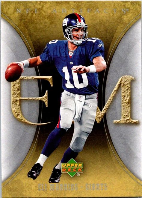 2007 Upper Deck Artifacts Eli Manning New York Giants 67 EBay