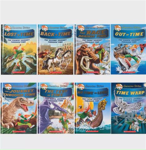 8 Hardcover Books Geronimo Stilton Journey Through Time Series Lazada