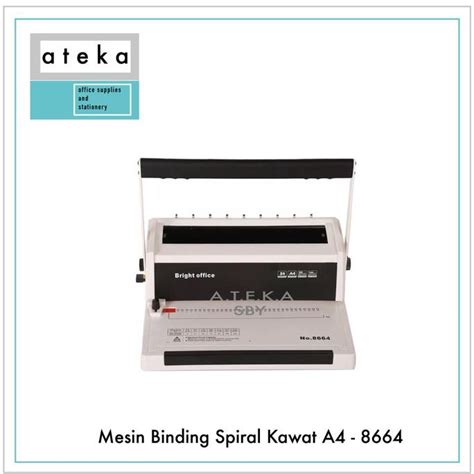 Jual Mesin Binding Mesin Jilid Spiral Kawat A4 Shopee Indonesia