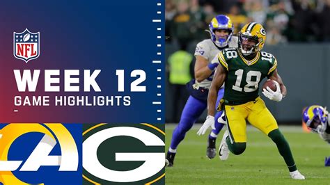 Rams vs. Packers Week 12 Highlights | NFL 2021 - Win Big Sports