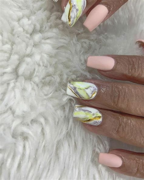 Mesmerizing Nude Marble Nails Designs To Impress Nail Designs Daily
