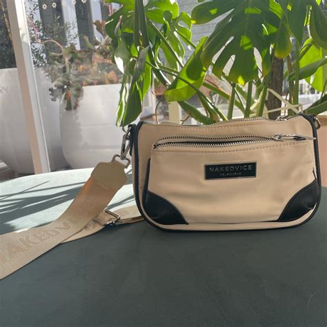 Naked Vice Hunter Shoulder Cr Me Cross Body Bag Depop