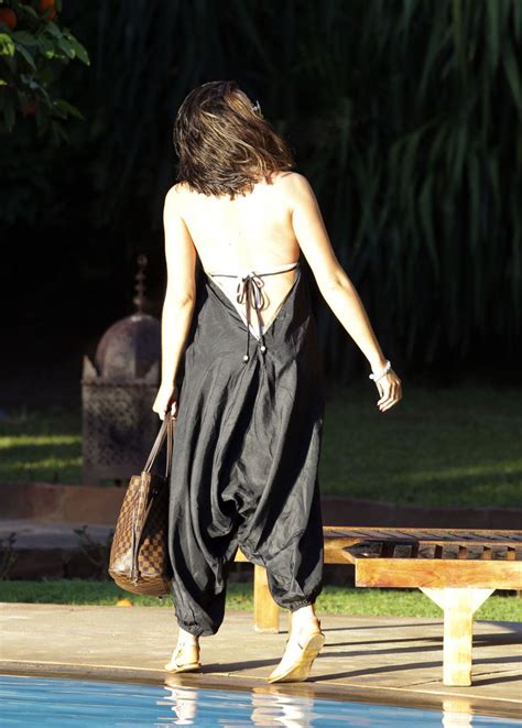 JESSICA WRIGHT In Bikini At A Hotel Pool In Marrakesh HawtCelebs