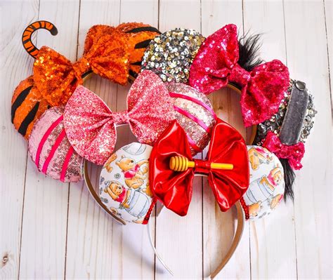 Pooh and Friends Inspired Ears Winnie the Pooh Minnie Mouse Ears Winnie the Pooh Christmas Gifts ...