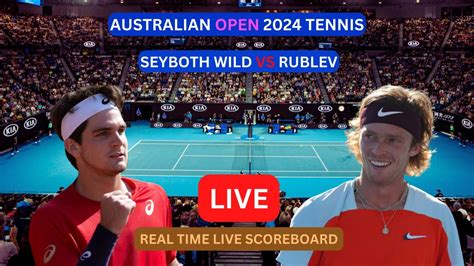 Andrey Rublev Vs Thiago Seyboth Wild Live Score Update Today 2024