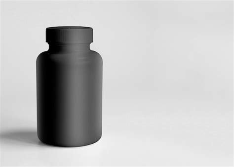 Premium Photo D Illustration Pills Jar Isolated