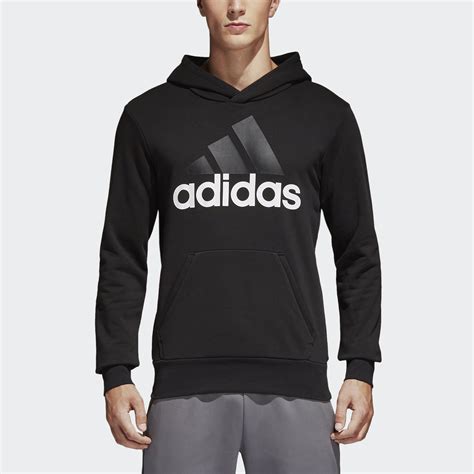 adidas Essentials Linear Pullover Hoodie - Black | adidas Europe/Africa