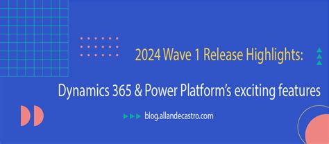 2024 Wave 1 Release Highlights Dynamics 365 And Power Platforms