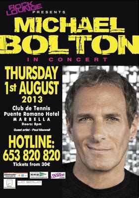 Michael Bolton Live in Concert in Marbella