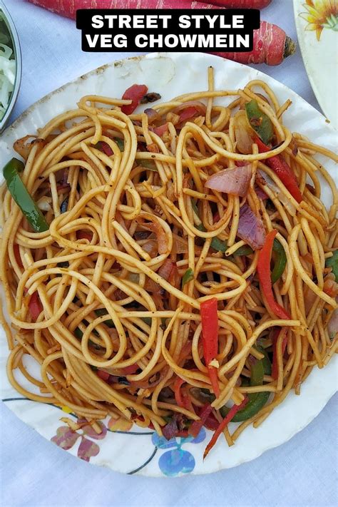 Street Style Veg Chowmein Recipe