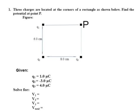 Answered 1 Three Charges Are Located At The Bartleby