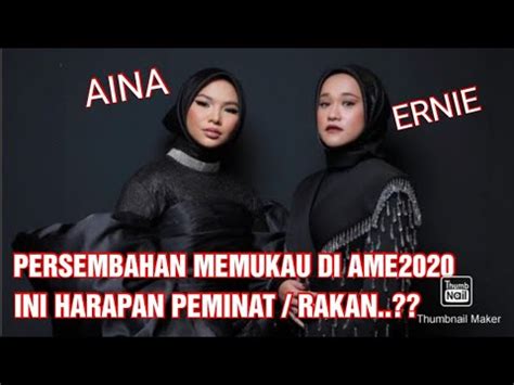 VIRAL PERSEMBAHAN DUET AINA ABDUL DAN ERNIE ZAKRI MEMUKAU DI AME2020