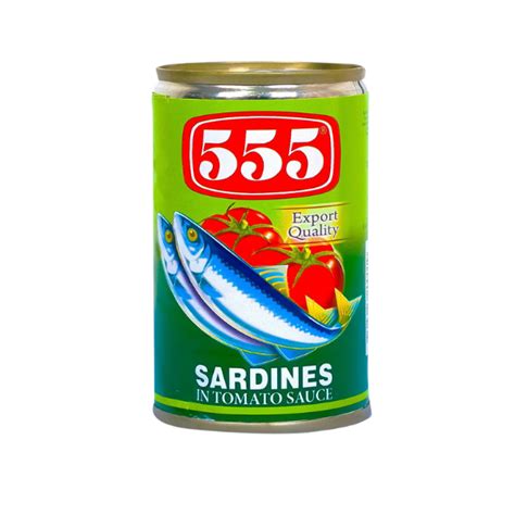 555 Sardines In Tomato Sauce 425g Almere Pinoy Store