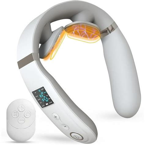 Wireless Vibrating Back And Neck Massager With Heat Deep Tissue Electric