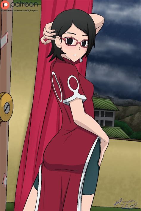 Sarada Uchiha Chica Anime Chicas Anime Personajes De Anime