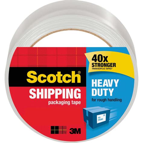 Scotch Heavy Duty Shipping Packaging Tape - 1 / Pack - Clear - Madill ...