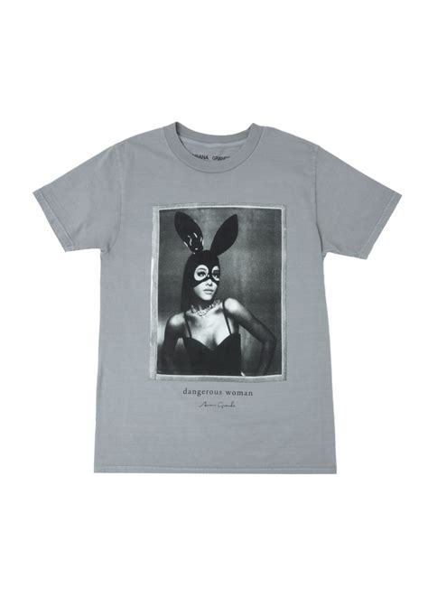 dangerous woman gray t-shirt - Ariana Grande | Shop