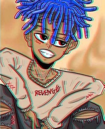 Xxxtentacion Rip Anime Rapper Rapper Art Dope Cartoons Dope Cartoon