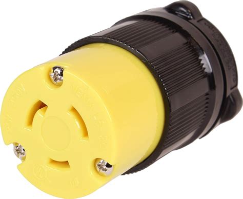 Journeyman Pro NEMA L6 20R 20 250 Volt 2P 3W Locking Female