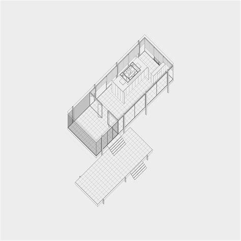 Mies Van Der Rohe Farnsworth House Sketch