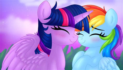 Rainbow Dash X Twilight Sparkle By Kimmyartmlp On Deviantart Rainbow