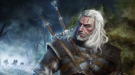 Geralt De Riv The Witcher Hd Fond D Cran T L Charger