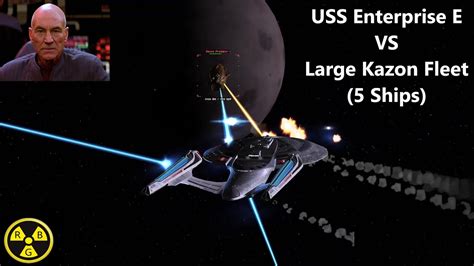 Uss Enterprise E Vs Large Kazon Fleet Star Trek Ship Battles Bridge