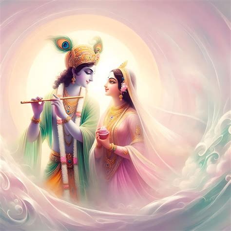 Premium Photo | The Definition of Love Lord Krishna and Shri Radha Rani