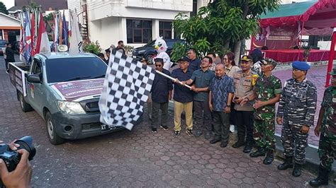 Tanda Dimulainya Pemilu 2024 Kpu Balikpapan Gelar Kirab Radar Media