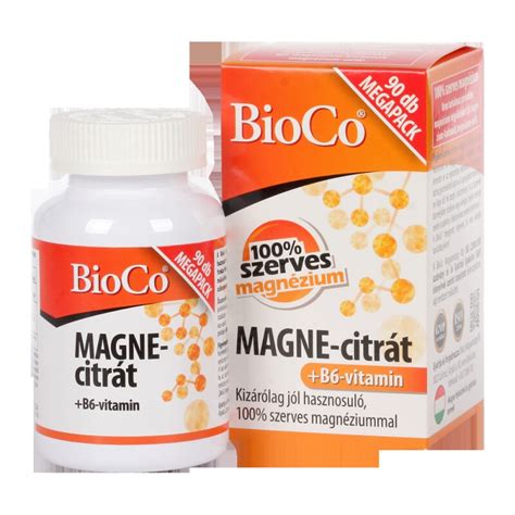 Citrat De Magneziu Cu Vitamina B6 Bioco Magne Citrat 90 Buc EMAG Ro