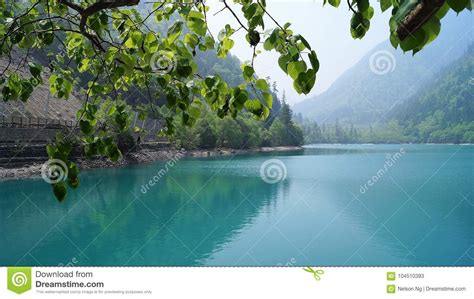 Beautiful Nature Landscape in China Stock Image - Image of lake ...