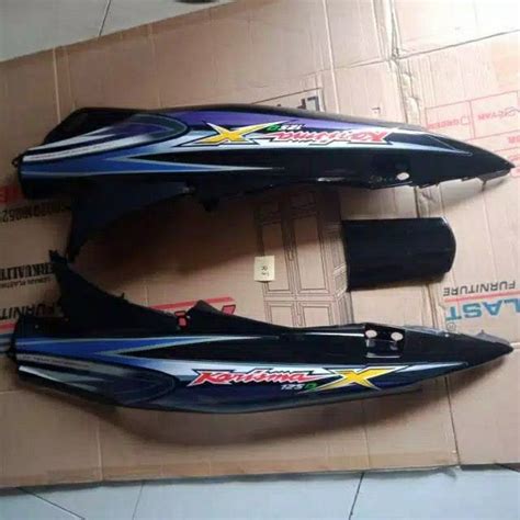 Body Motor Karisma Cover Body Belakang Honda Karisma X Hitam Poloss