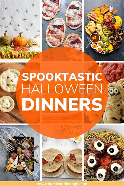 Halloween Dinner Ideas 10 Fun Spooky Main Dish Recipes Maple Mango