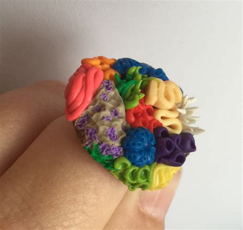 Coral Reef Ring Etsy