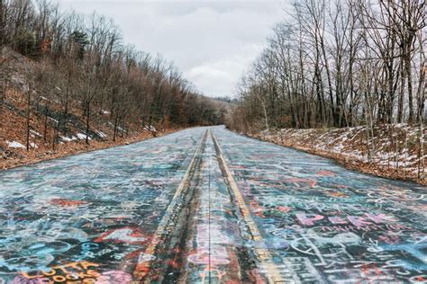 Graffiti Highway in Centralia PA | Centralia, Graffiti, Abandoned