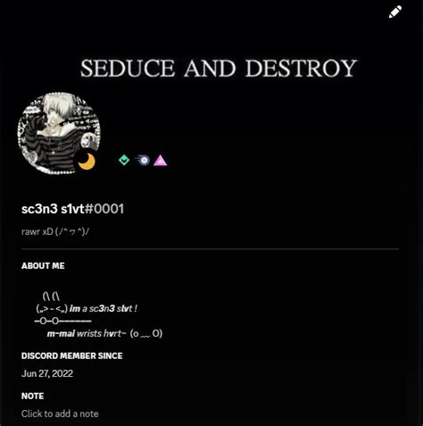 Scene Discord Profile