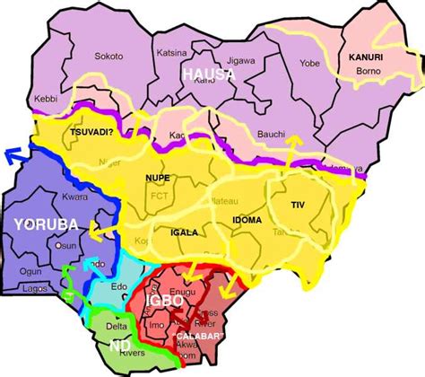 Hausa Fulani Map