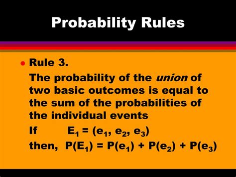 PPT - Probability Rules PowerPoint Presentation, free download - ID:580223